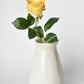 22" Faux Large Rose Bud Stem Yellow