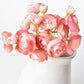 10.5" Faux Light Pink Ranunculus Stem Bundle
