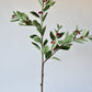 37" Faux Variegated Holly Branch