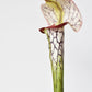 28" Faux Green/Burgundy Pitcher Plant Stem