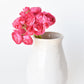 10.5" Faux Dark Pink Ranunculus Stem Bundle