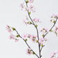 36" Faux Quince Blossom Pink Stem Flowering Branch