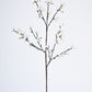 33" Faux White Berry Branch Stem