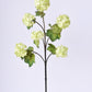 30" Faux Green Snowball Hydrangea Stem