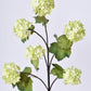 30" Faux Green Snowball Hydrangea Stem