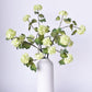 30" Faux Green Snowball Hydrangea Stem