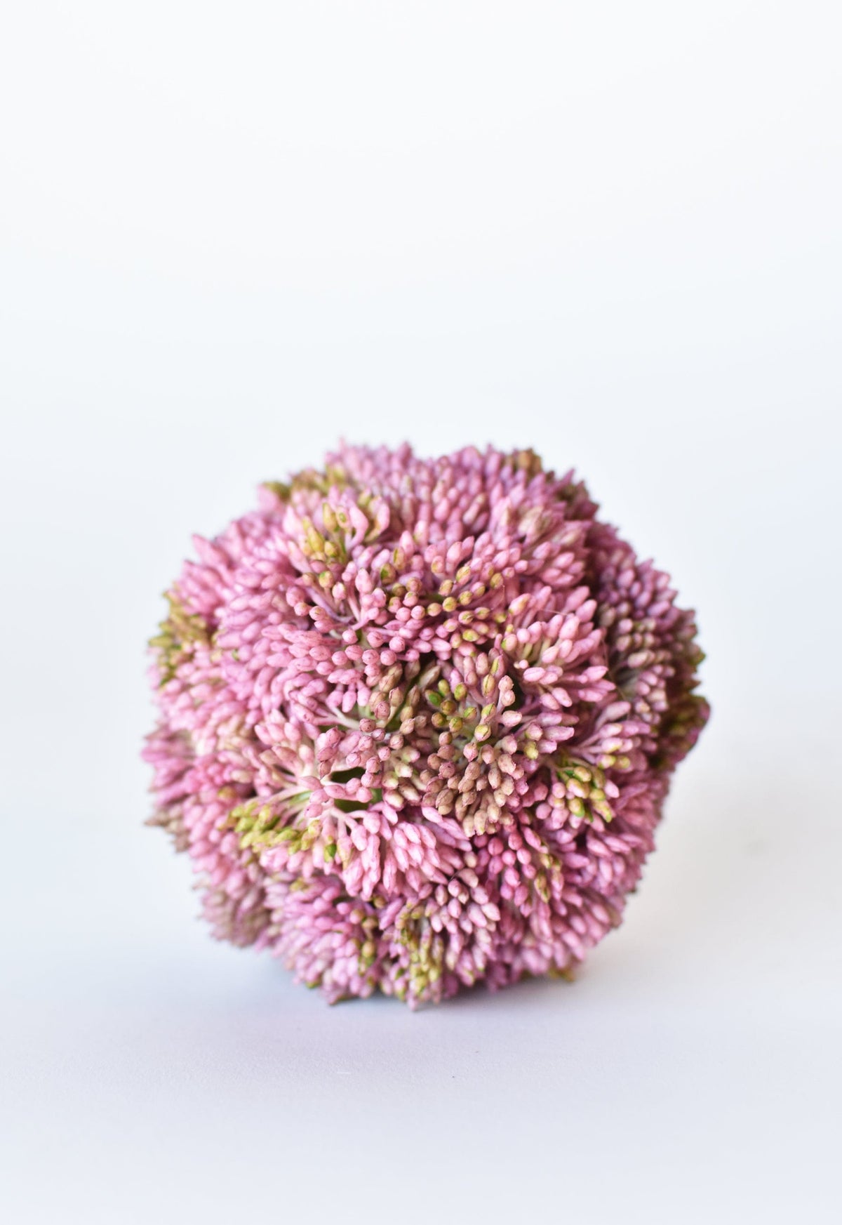4" Faux Mauve Sedum Ball