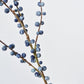 28" Faux Blue Berry Stem