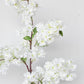 40" Faux Cherry Blossom Branch Stem Cream