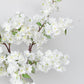 40" Faux Cherry Blossom Branch Stem Cream
