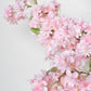 40" Faux Cherry Blossom Branch Stem Pink