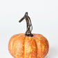 Short Faux Orange Pumpkin