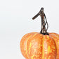 Short Faux Orange Pumpkin