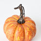 Short Faux Orange Pumpkin