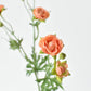22" Faux Mini Peach Ranunculus Stem