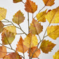 26" Faux Birch Leaf Stem Orange / Mustard / Yellow