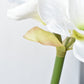 29" Faux White Amaryllis Stem