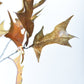 32" Faux Holly Leaf Stem Branch