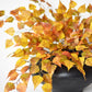 26" Faux Birch Leaf Stem Orange / Mustard / Yellow