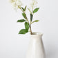 28.5" Faux White English Lilac Stem