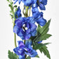35" Faux Blue Violet Delphinium Stem