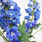 35" Faux Blue Violet Delphinium Stem