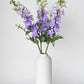 35" Faux Light Purple Delphinium Stem