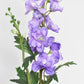 35" Faux Light Purple Delphinium Stem