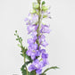 35" Faux Light Purple Delphinium Stem