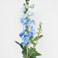 35" Faux Light Blue Delphinium Stem