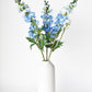 35" Faux Light Blue Delphinium Stem