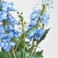 35" Faux Light Blue Delphinium Stem