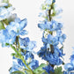 35" Faux Light Blue Delphinium Stem