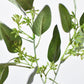 18" Faux Seeded Eucalyptus Stem