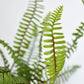 17" Faux Green Boston Fern Bush
