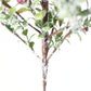 21" Faux Frosted Greenery with Red Berry Stem