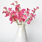 22" Faux Fuchsia Sweet Pea Stem