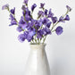 22" Faux Purple Sweet Pea Stem