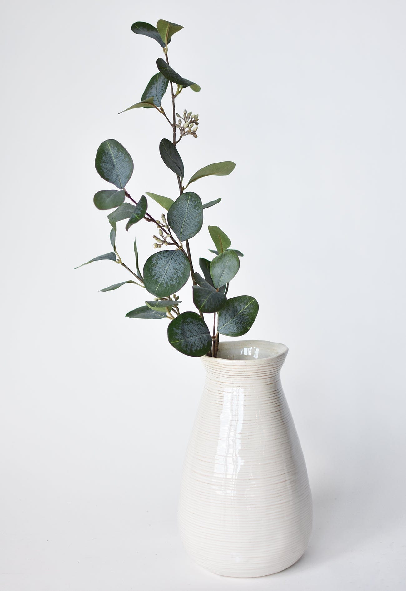 30" Faux Seeded Eucalyptus Stem
