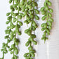 28" Faux String of Pearl Succulent Stem