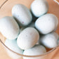 1.5" Faux Light Blue Eggs Assortment