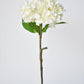 26" Faux Hydrangea Stem Creamy White