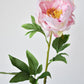 22" Faux Pink Peony Stem