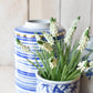 12.5" Faux White Muscari Bush Grape Hyacinth