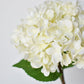 26" Faux Hydrangea Stem Creamy White