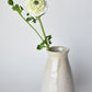 21" Faux Double Ruffled Ranunculus Stem White