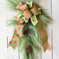 40" Faux Long Needle Pine Swag (w/o bow)