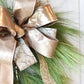 40" Faux Long Needle Pine Swag (w/o bow)