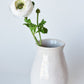13" Faux White Ranunculus Stem