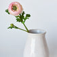 13" Faux Blush Ranunculus Stem